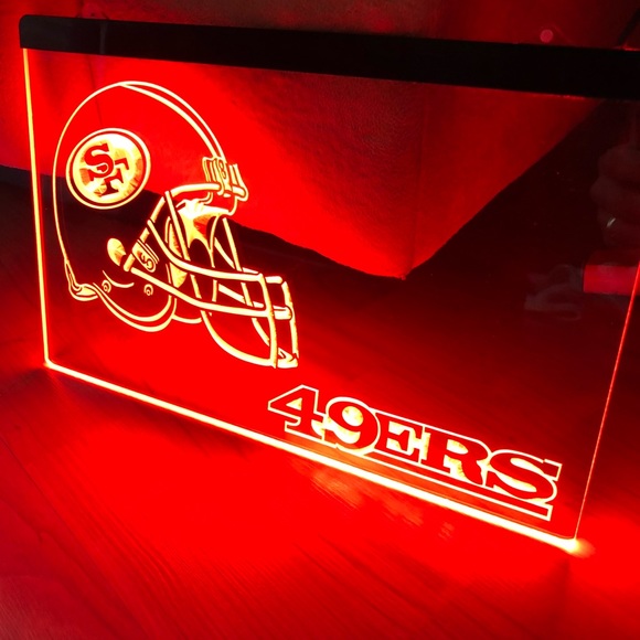 SAN FRANCISCO 49ERS LED NEON LIGHT SIGN 8x12 - Picture 2 of 3